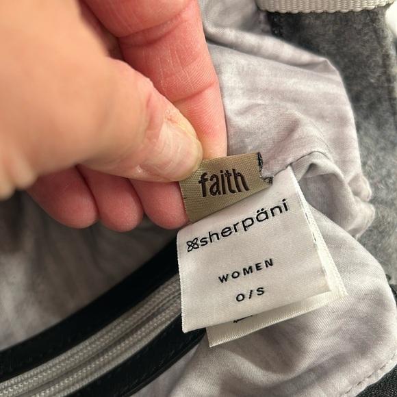 Sherpani Faith Ethos Collection Wool Satchel Slate Tote Bag - Picture 9 of 16